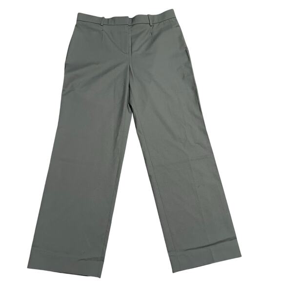 JOSEPH 100% Virgin Wool Straight Leg Mid-Rise Trousers, Gray, Size EU 40/ US 12 - Picture 1 of 7